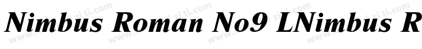 Nimbus Roman No9 LNimbus Roman No9字体转换